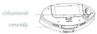TESLA Laser AI300 Plus - Készülék szerkezete/víztartály/porgyűjtő doboz és felmosószerelvény - 2