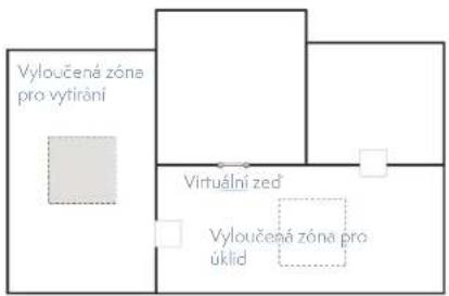 TESLA Laser AI300 Plus - Nastavení vyloučené zóny nebo virtuální zdi - 1