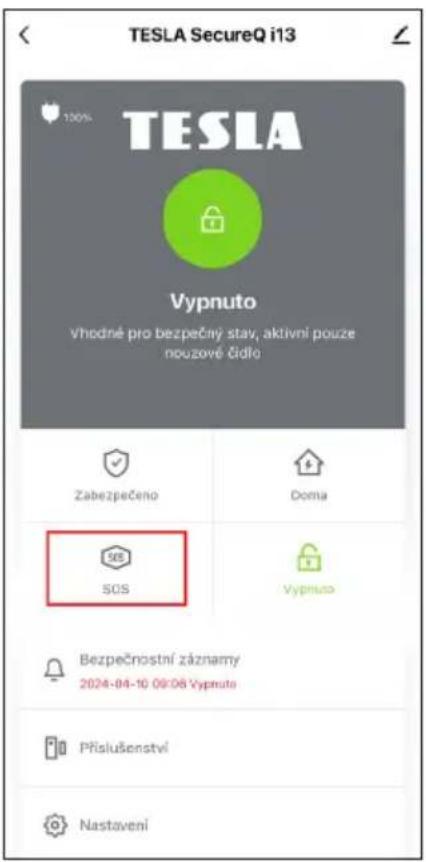 TESLA SecureQ i13 - REŽIMY BEZPEČNOSTNÍHO SYSTÉMU - 1