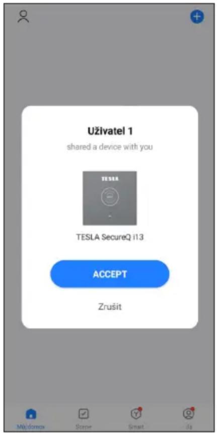 TESLA SecureQ i13 - JAK SDÍLET PŘÍSTUP S DALŠÍMI UŽIVATELI - 2