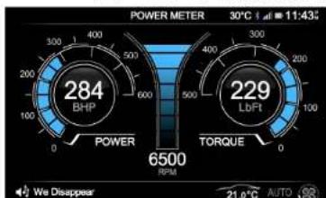 Aston Martin Rapide S (2017) - パワーメーター - 1