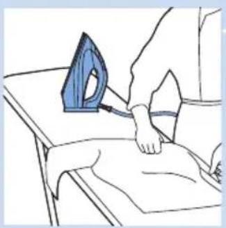 PHILIPS PerfectCare Xpress GC5020 - Gludekla nolikšana gludināšanas laikā - 1
