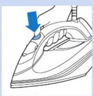 PHILIPS PerfectCare Xpress GC5020 - Aşezarea fierului de călcat în timpul călcării - 2