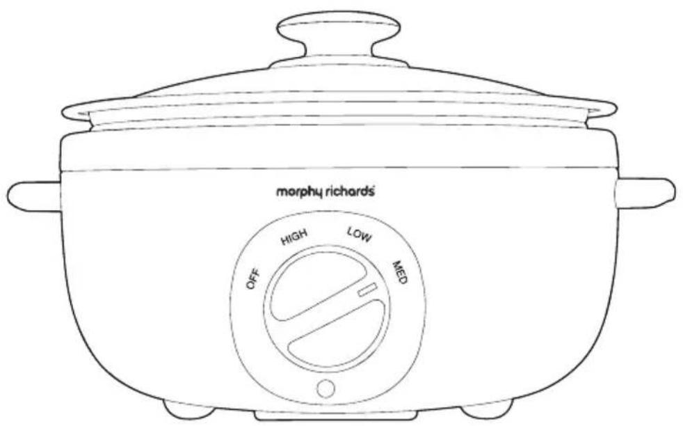 morphy richards OFF HIGH LOW MED