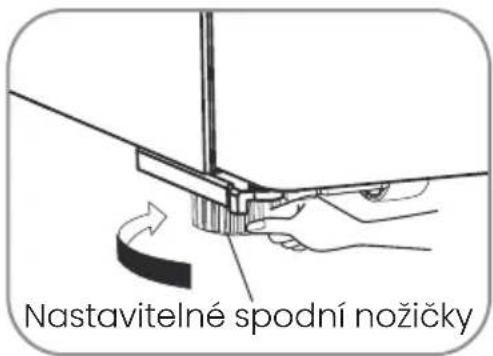 Nastavitelné spodní nožičky