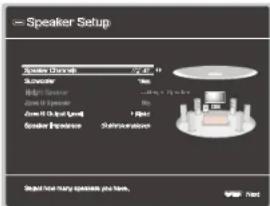 Speaker Setup Speaker Channel: 24 dB Speaker Name: Audio Level: 100 MHz Audio Level (Ground) - 100 MHz Speaker Response: Stelemanometer Signal to many speakers you have, Find