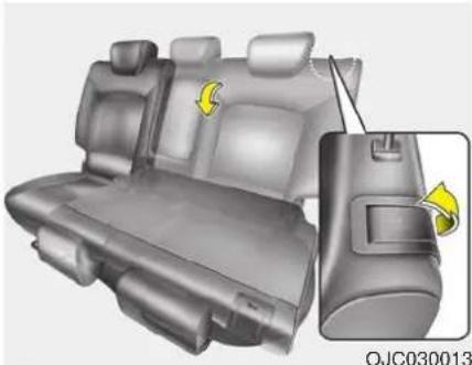 HYUNDAI ix20 (2018) - To fold the rear seat - 1