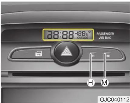 28:88-188°C OUTSIDE PASSENGER AIR BAG H M H M OJC040112