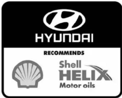HYUNDAI RECOMMENDS Shell HELIX Motor oils