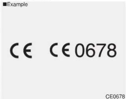 ■Example CE CE 0678 CE0678