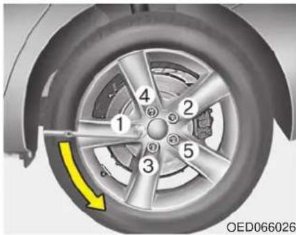 HYUNDAI ix20 (2018) - WARNING - Changing a tyre - 1