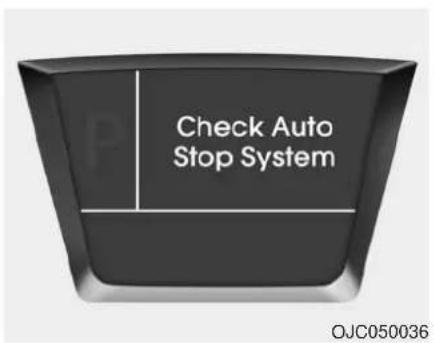 Check Auto Stop System OJC050036