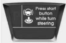 HYUNDAI ix20 (2018) - Press start button whilst turn steering - 1