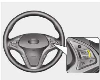 HYUNDAI ix20 (2018) - To cancel cruise control, do one of the following: - 1