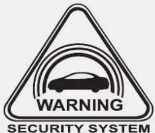 WARNING SECURITY SYSTEM