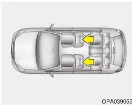 HYUNDAI ix20 (2019) - Seat cushion height (for driver's seat) To change the height of the seat cushion, move the lever upwards or downwards. - 2