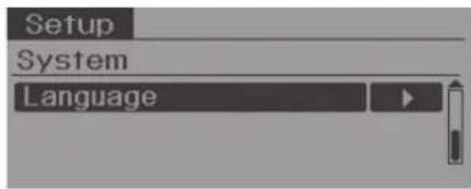 Setup System Language