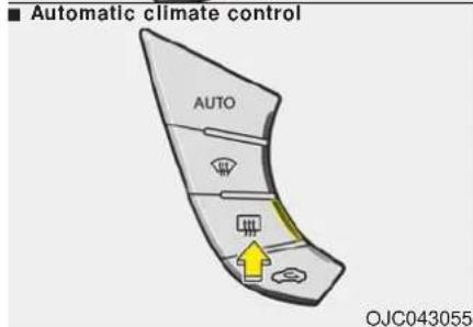 ■ Automatic climate control AUTO OJC043055