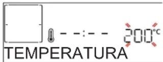TEMPERATURA 200°C