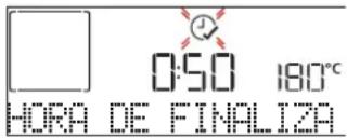 0:50 180°C HORA DE FINALIZA