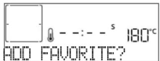 - - - : - - s 180°C ADD FAVORITE?
