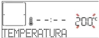 TEMPERATURA 200°C