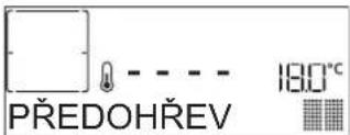 PŘEDOHŘEV 180°C