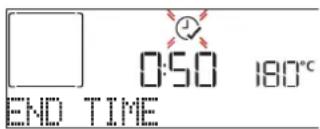 0:50 180°C END TIME