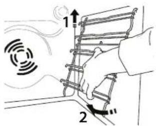 WHIRLPOOL WOI5S8CM1SXA - COBORÂREA REZISTENȚEI DIN PARTEA SUPERIOARĂ (NUMAI LA ANUMITE MÓDELE) - 1