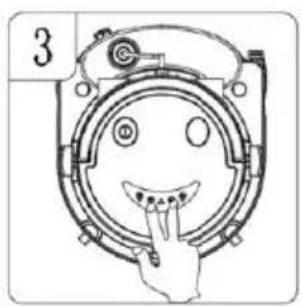 MPM MOD-49 - PAIRING THE REMOTE CONTROL PANEL WITH THE VACUUM CLEANER - 3