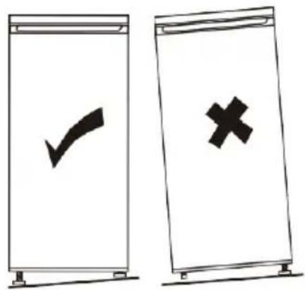Two identical diagrams showing a checkmark and a cross symbol inside vertical bars, likely indicating approval or rejection status.