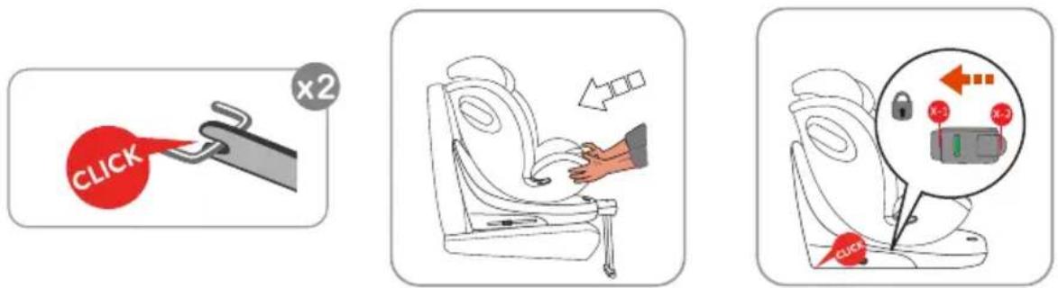 Caretero Comfi i-Size - Obracanie siedzenia / Rotating the seat / Drehen des Sitzes - 3