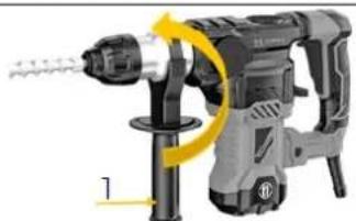 Zipper ZI-BHA1500DN - Position handle - 1