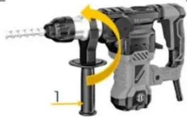 Zipper ZI-BHA1500DN - Griff positionieren - 1