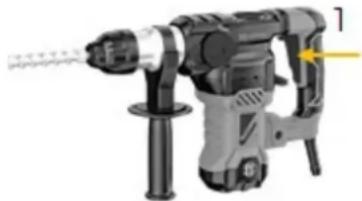Zipper ZI-BHA1500DN - Maschine ein- und ausschalten - 1