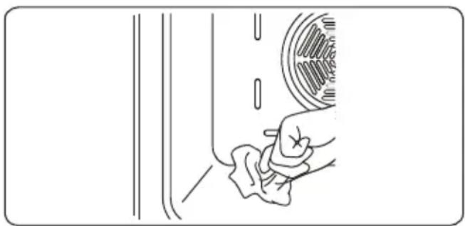 Philco POB 759 B - Cleaning the Inside of the Oven - 1