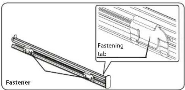 Fastener Fastening tab