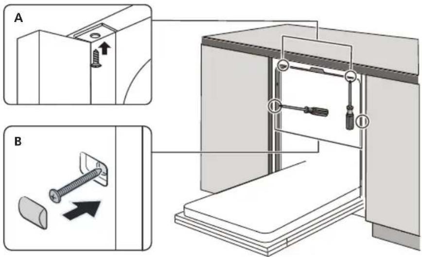 Philco PD 1049 CBIT - Prohlédněte si konkrétní kroky instalace na instalačních schématech. - 1