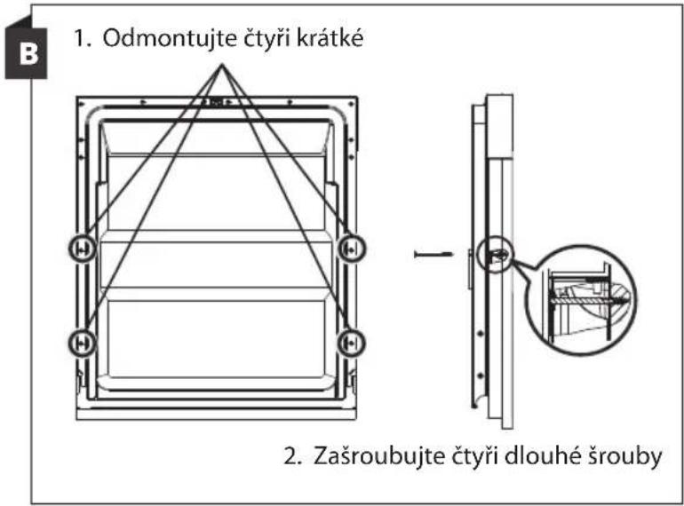 Philco PD 1049 CBIT - Krok 2. Rozměry a montáž dekoračního panelu - 2