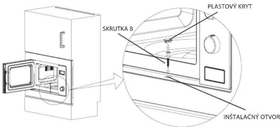 SKRUTKA B PLASTOVÝ KRYT INSTALAČNÝ OTVOR