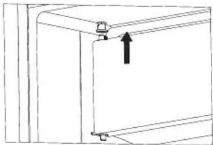 GORENJE RB49CPW - Změna směru otevírání dvířek mrazničky - 4