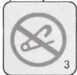 Prohibition sign with crossed-out cable symbol and number 3