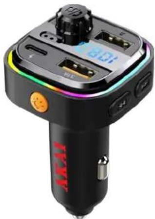 AKAI FMT-26BT - Bluetooth Car FM Transmitter - 1
