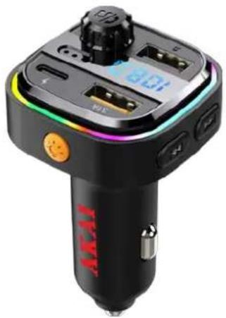 AKAI FMT-26BT - Transmitător FM Bluetooth pentru mașină - 1
