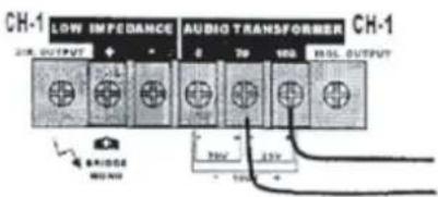 CH-1 LOW IMPEDANCE AUDIO TRANSFORMER CH-1 20V OUTPUT 70Hz 100Hz HSL OUTPUT BRIDGE MOSA 70V 15V 100V