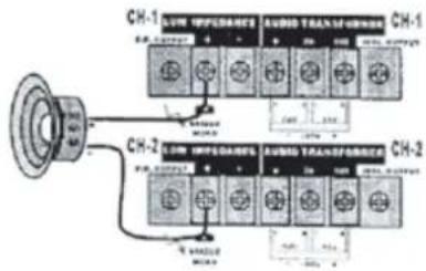 PHONIC ICON 300 - Direct low impedance: - 1