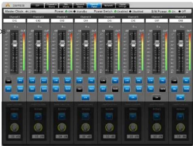 PHONIC DMP808 - Panel de Control - 1