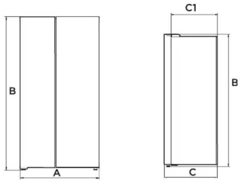 MIDEA MDRS619FIE - UWAGA - 1