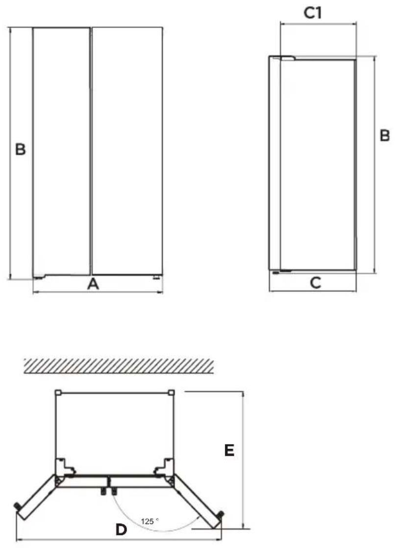 MIDEA MDRS619FIE - POZOR - 1