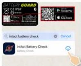 Intact Battery Guard GL10 - Instalace aplikace - 1